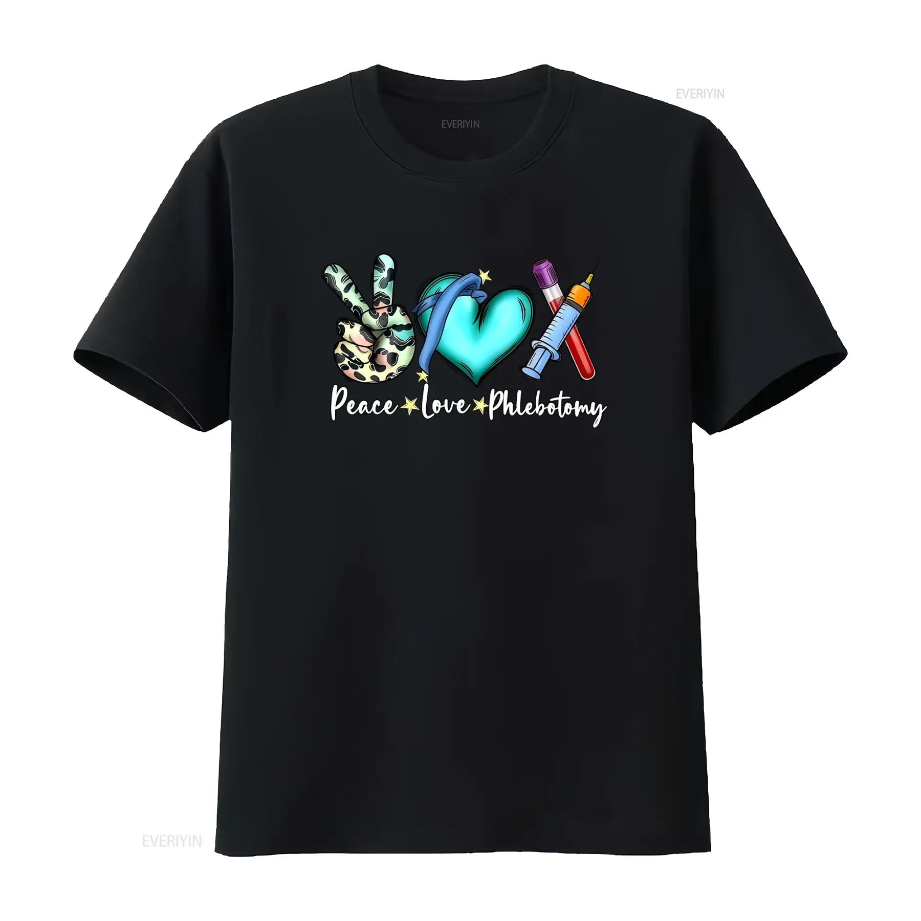 Peace Love Phlebotomy T Shirt  - Medical Laboratory Technologist 评论和价格