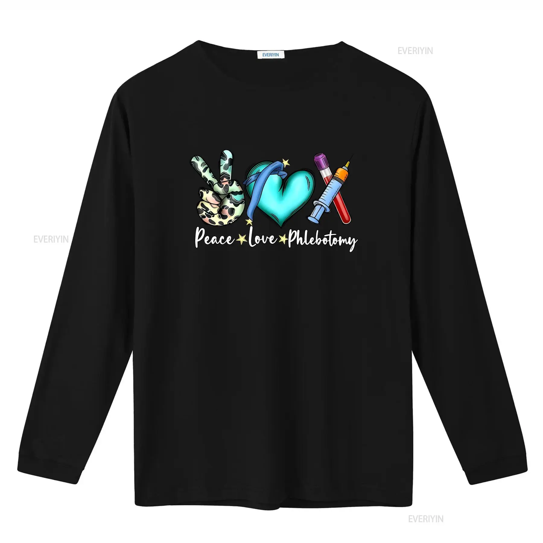 Peace Love Phlebotomy T Shirt  - Medical Laboratory Technologist 评论和价格