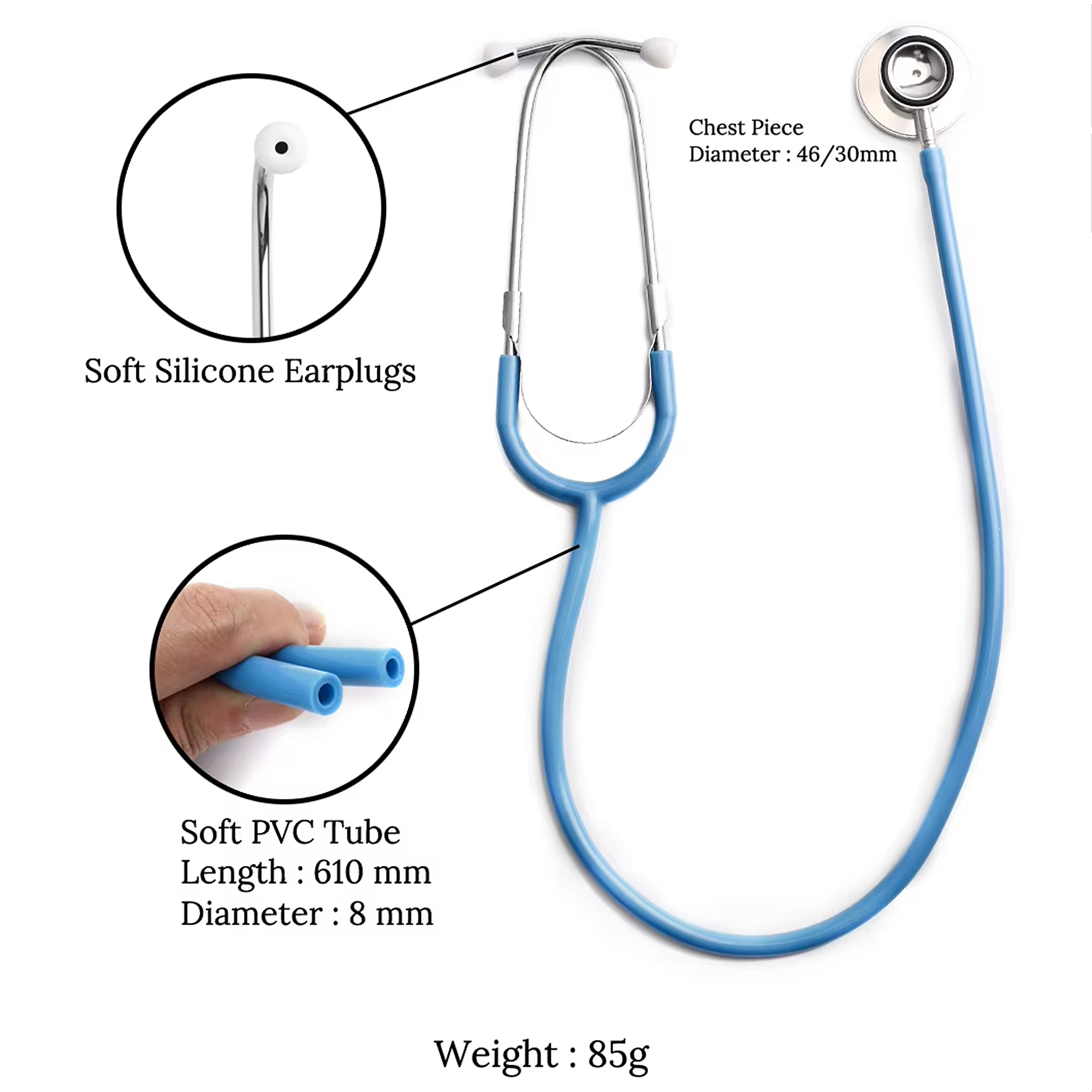 Dual Head Stethoscope Medical  - Medical Lab Science 评论和价格